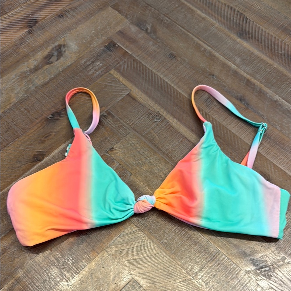 Dippin Daisys Vibrant Tie-Dye Bikini Top